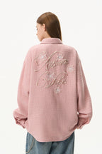 Beaded Embroidered Shirt Jacket