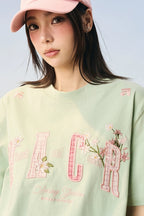 Guava Patch Embroidery Couple T-Shirt