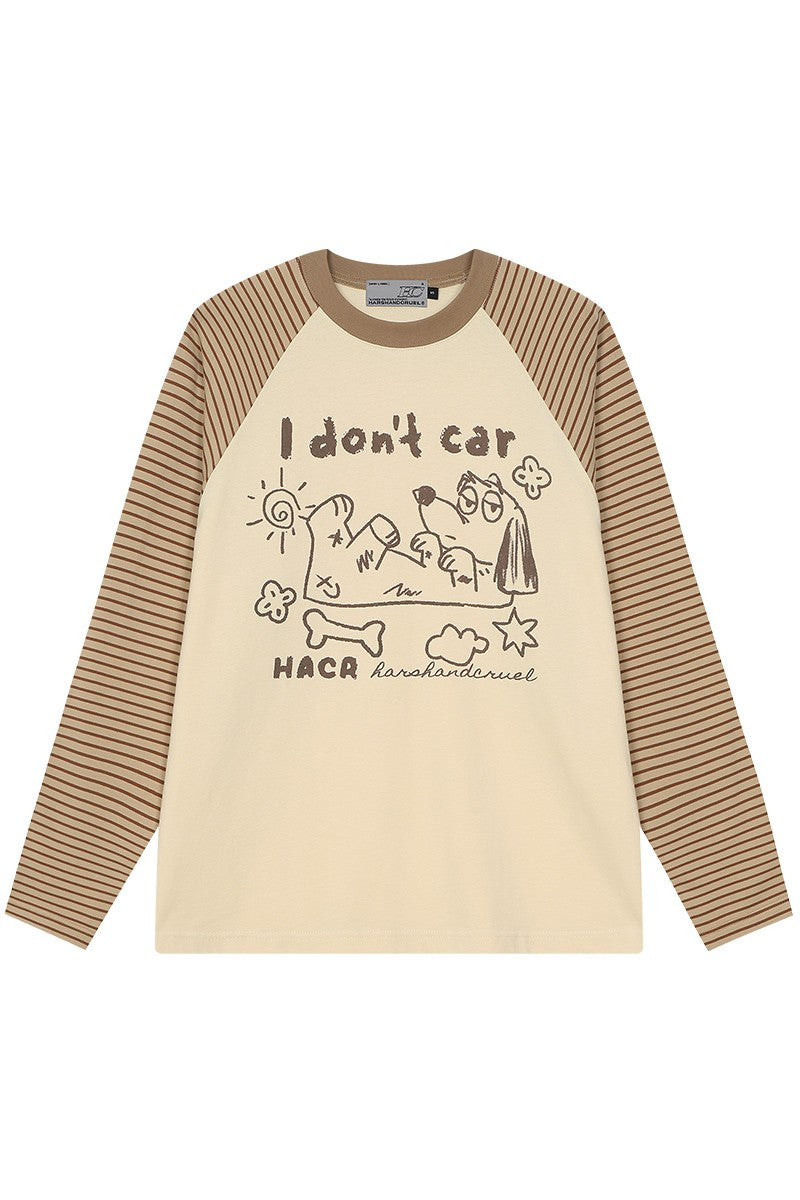 Raglan Dog Sketch Tee