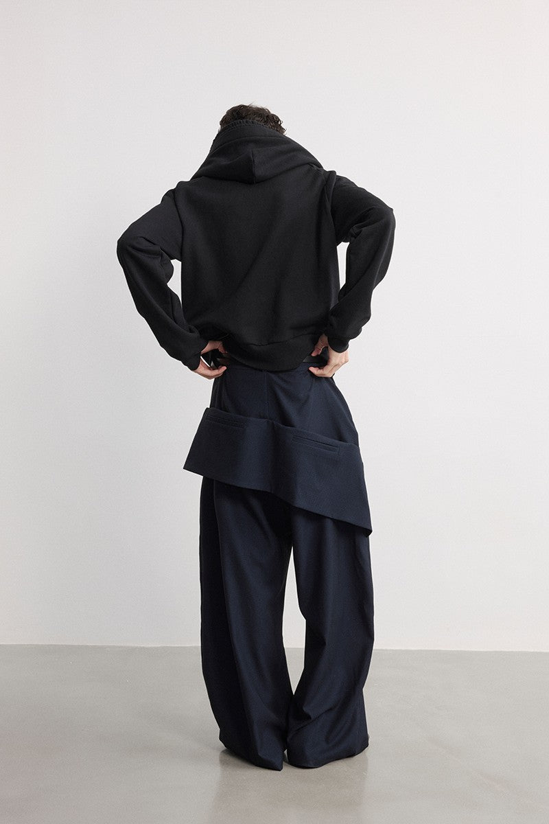 Double Waist Cargo Trousers