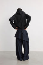 Double Waist Cargo Trousers