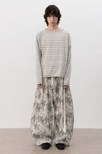 Striped Rolled Cuff Long Sleeve