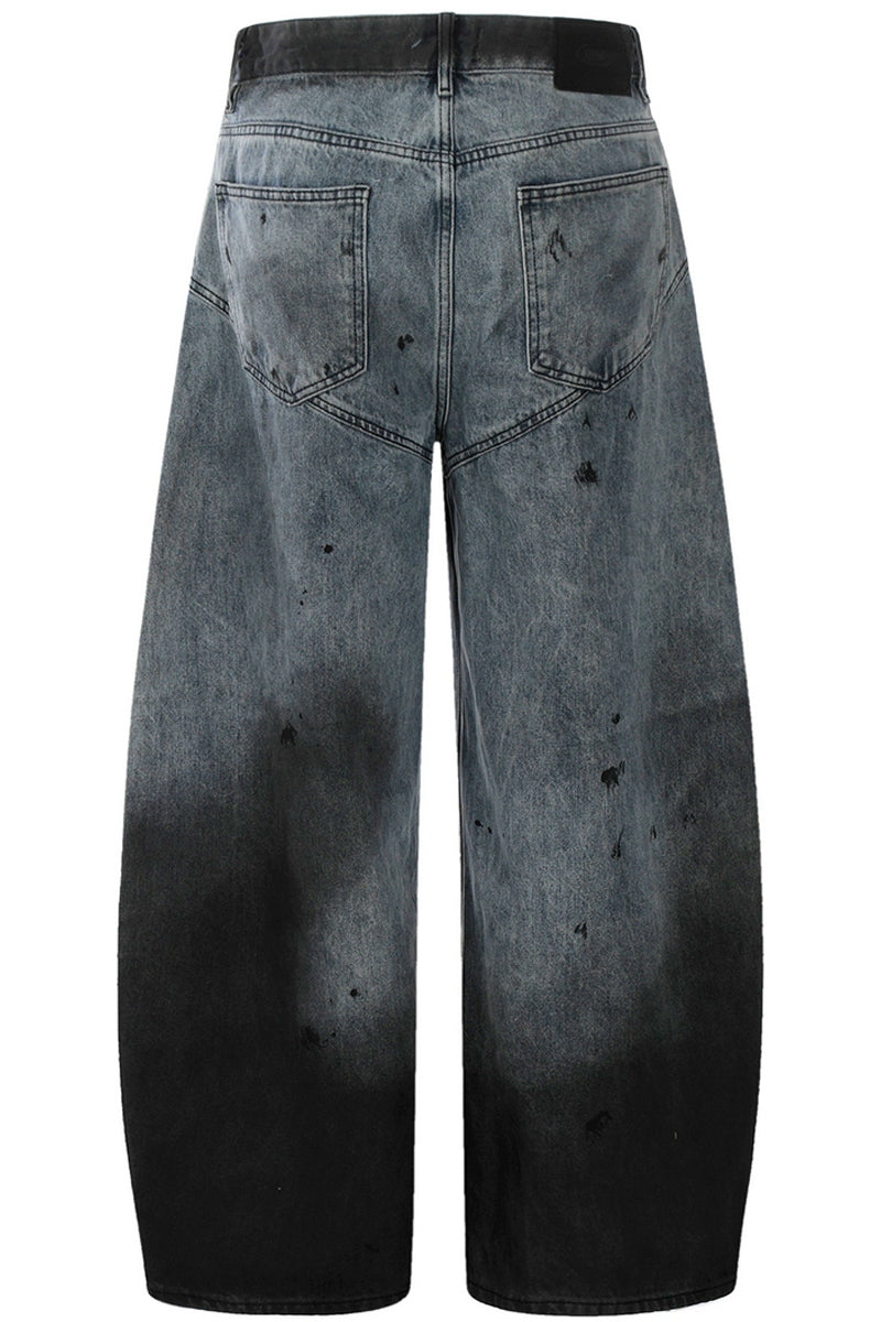 Paint Splatter Gradient Jeans