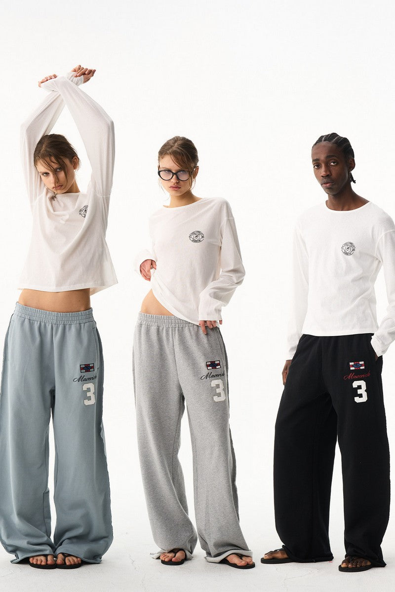 Embroidered Loose Fit Sweatpants