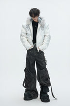 Croc Hooded Puffer Jacket