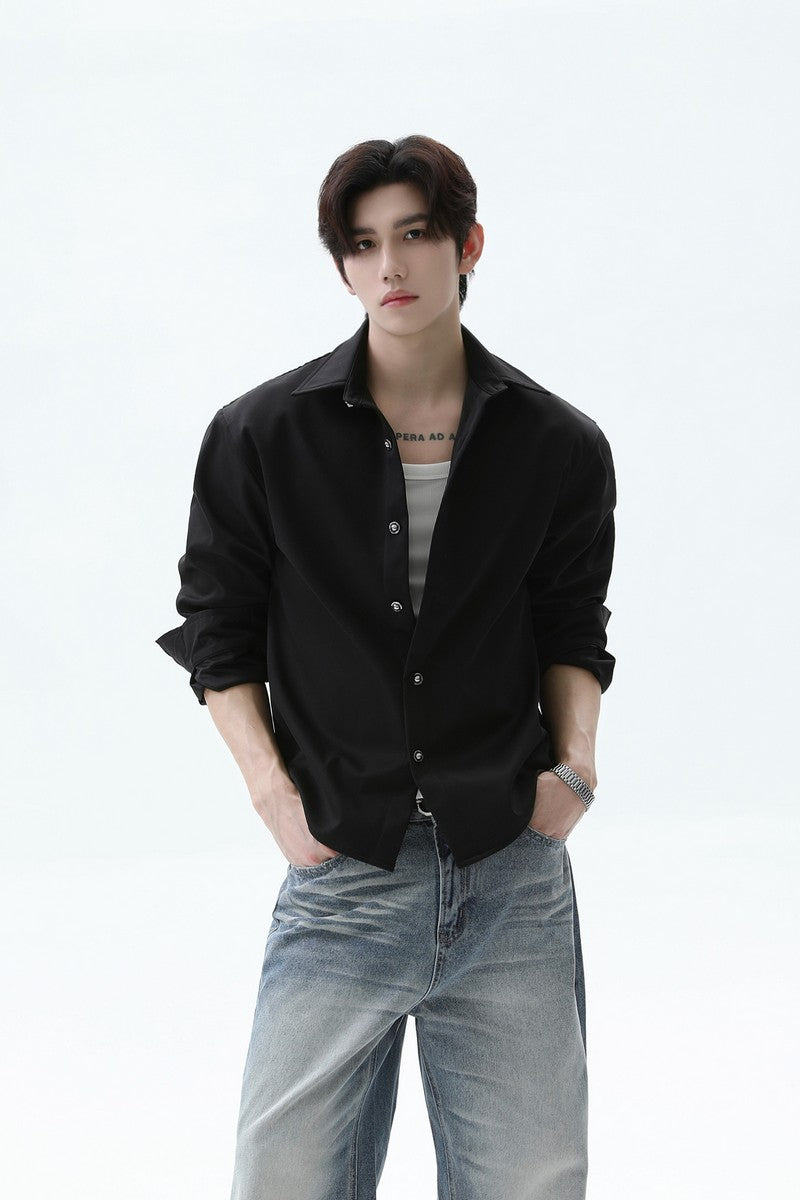 Structured Anti Wrinkle Button Shirt