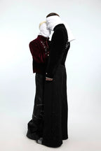 Sequin High-Waist Wide-Leg Trousers