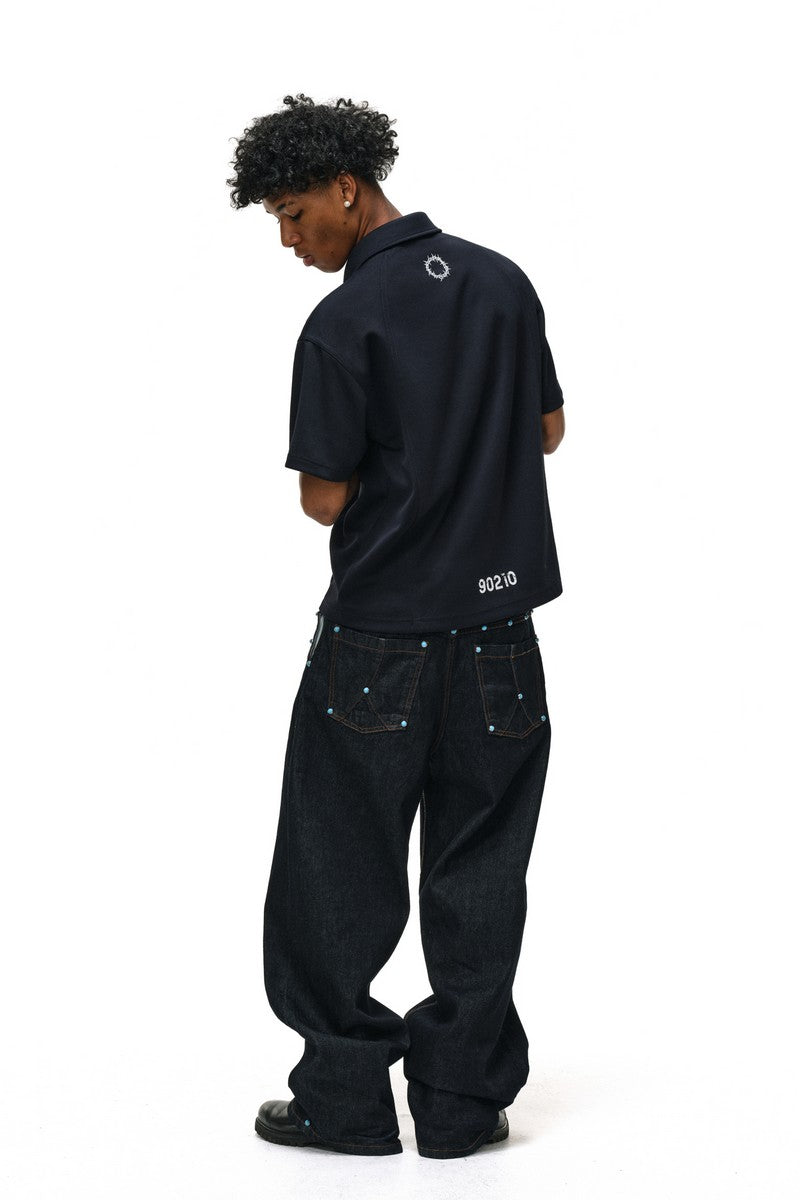 Vintage Sports Patch Polo
