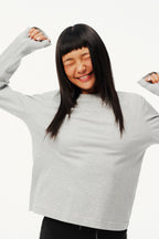 Brushed Cotton Long Sleeve Tee