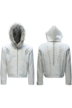 Croc Hooded Puffer Jacket