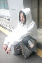 Witch Blur Print Hoodie