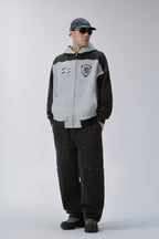 Colorblock Zip Up Hoodie