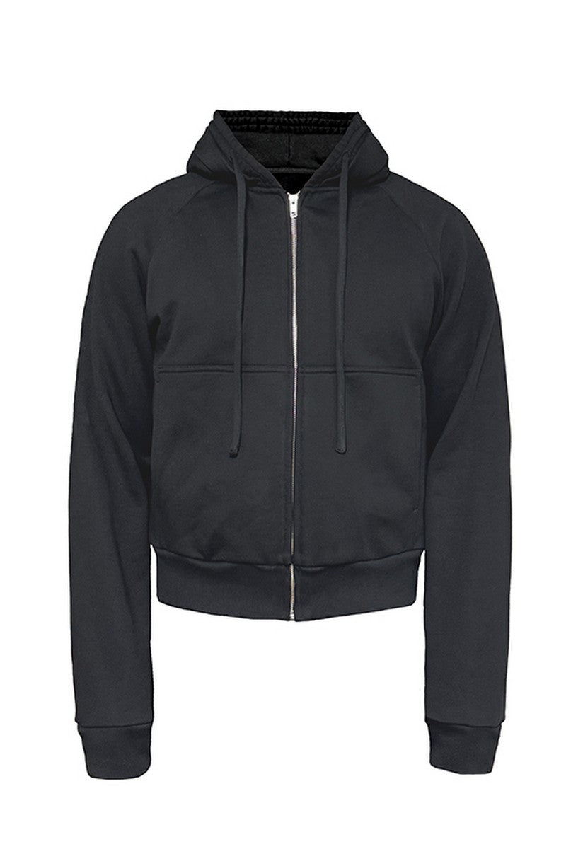 Drawstring Raglan Fit Hoodie