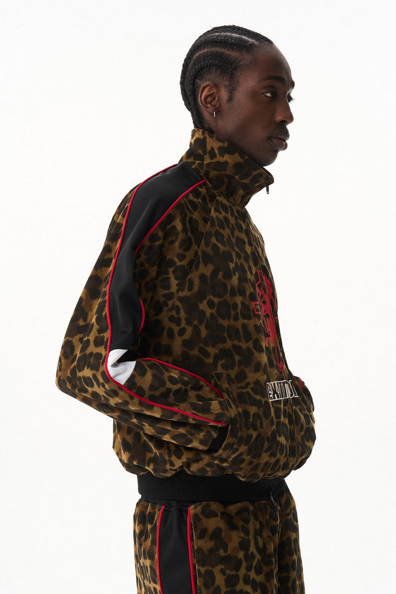 Leopard Print Relaxed Fit Jacket
