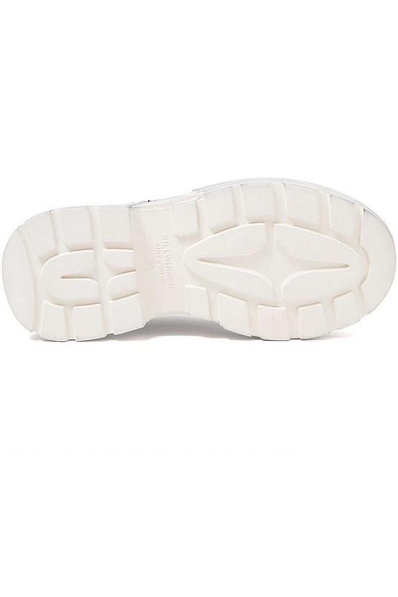 Distressed Chunky Sole Sneakers