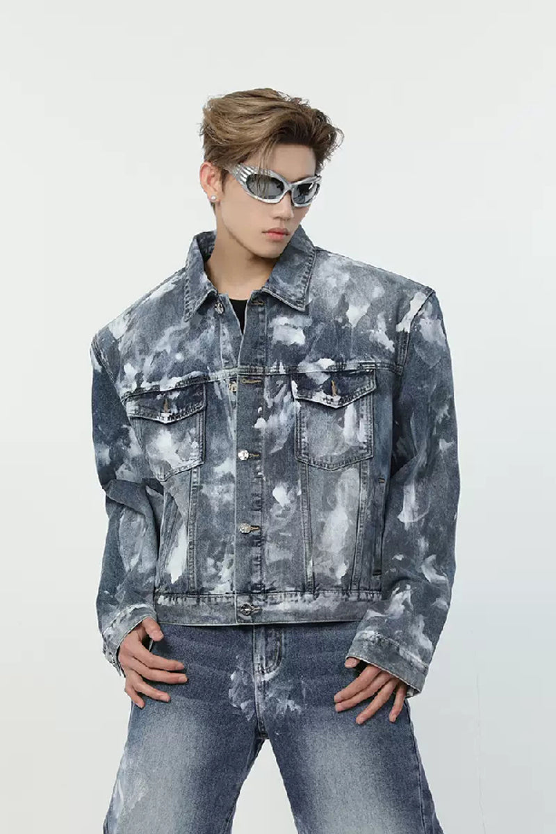 Painted Washed Denim Jacket – Copping Zone