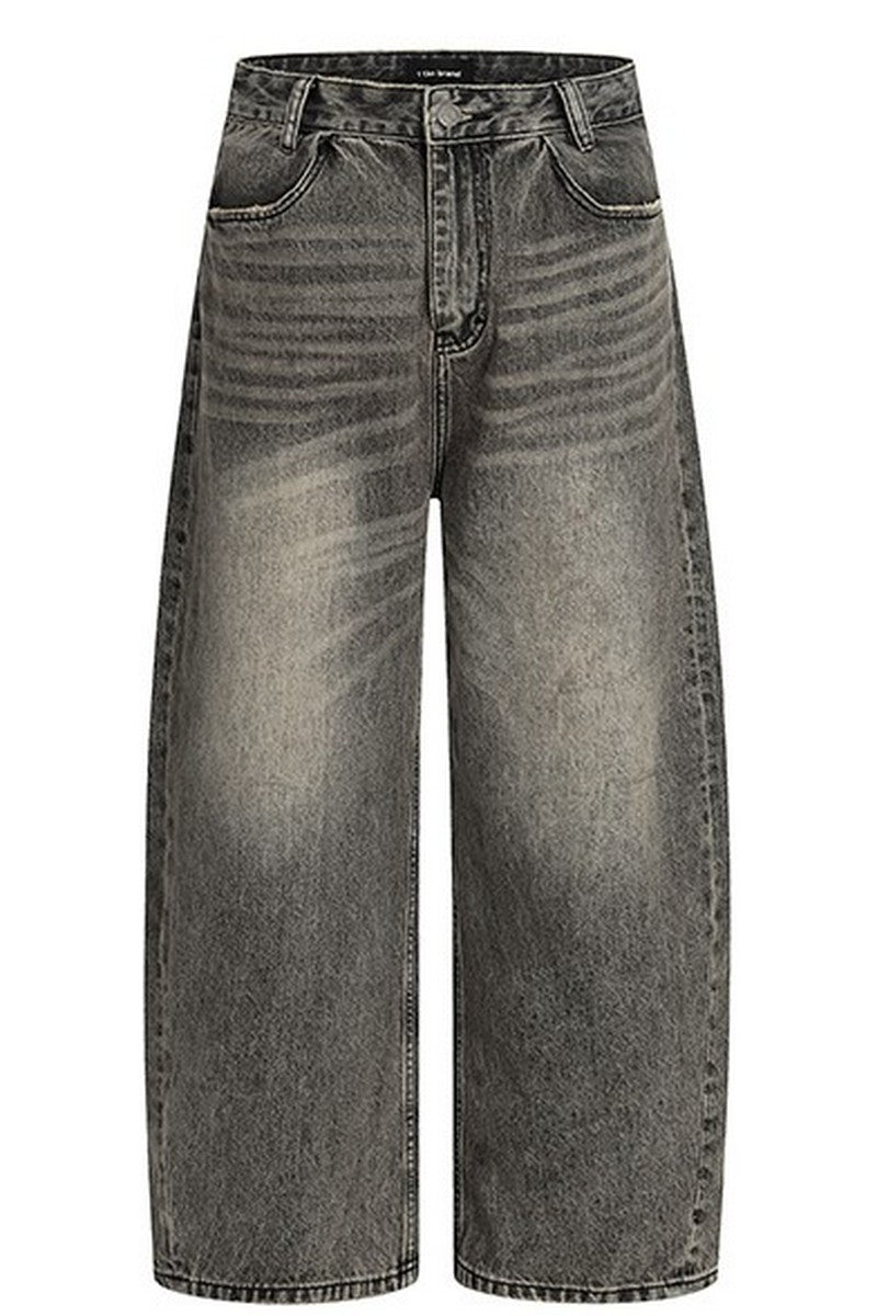 Whiskered Black Gold Jeans