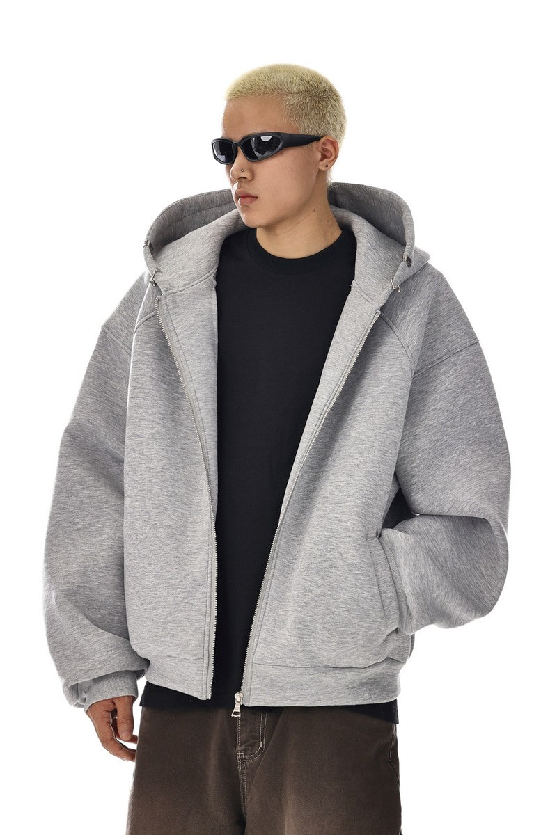 Boxy Heavyweight Zip Hoodie