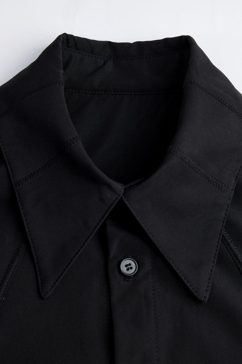 Crisp Solid Oversized Shirt