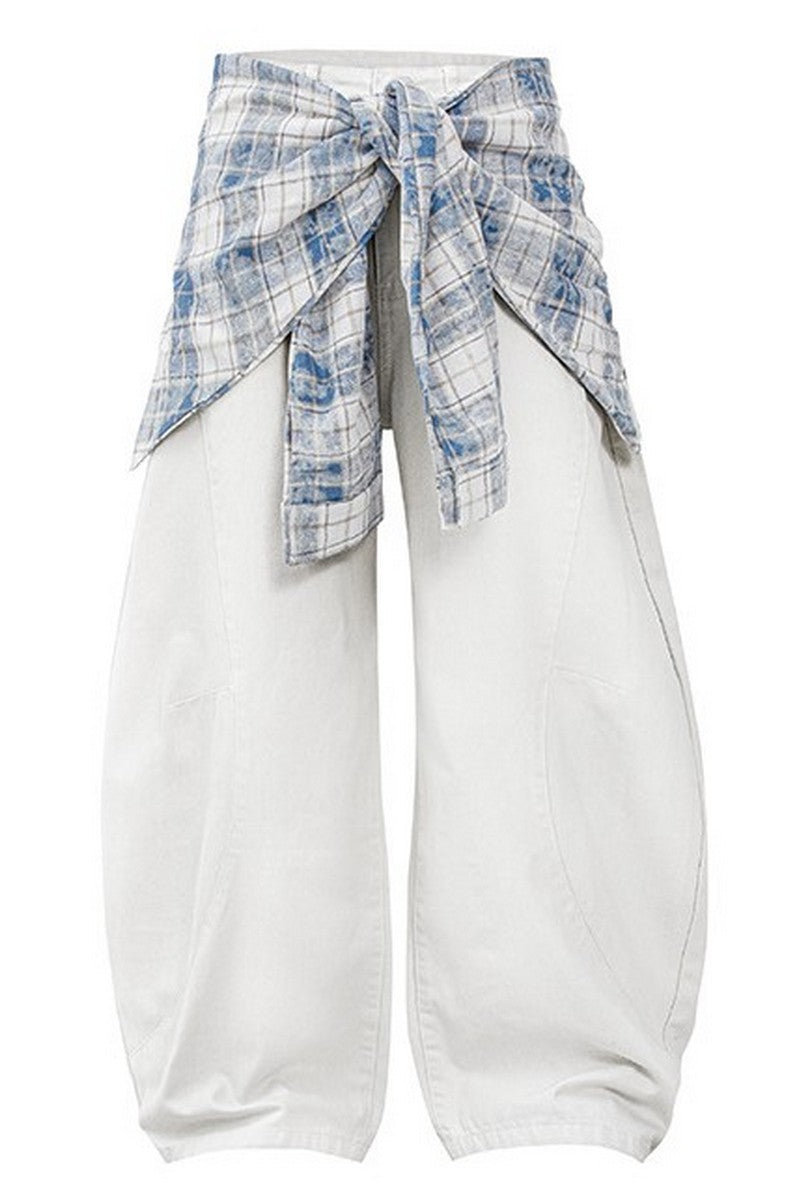 Detachable Scythe Wide Jeans