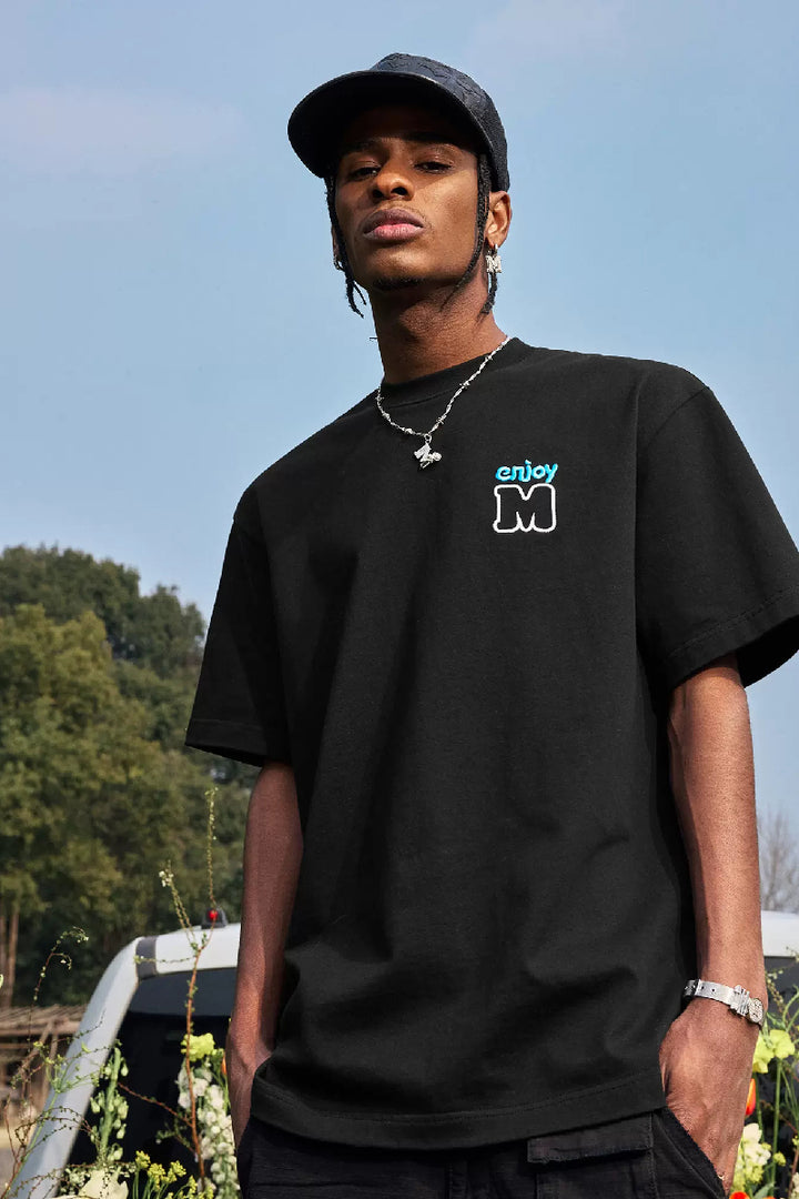 Colorblock M Logo T-Shirt