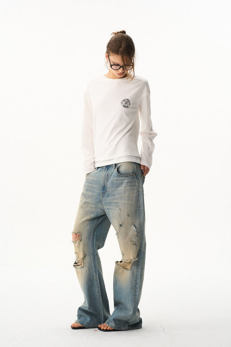 Double Layer Long Sleeve Tee