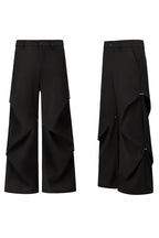 Wrinkled Loose Dress Pants