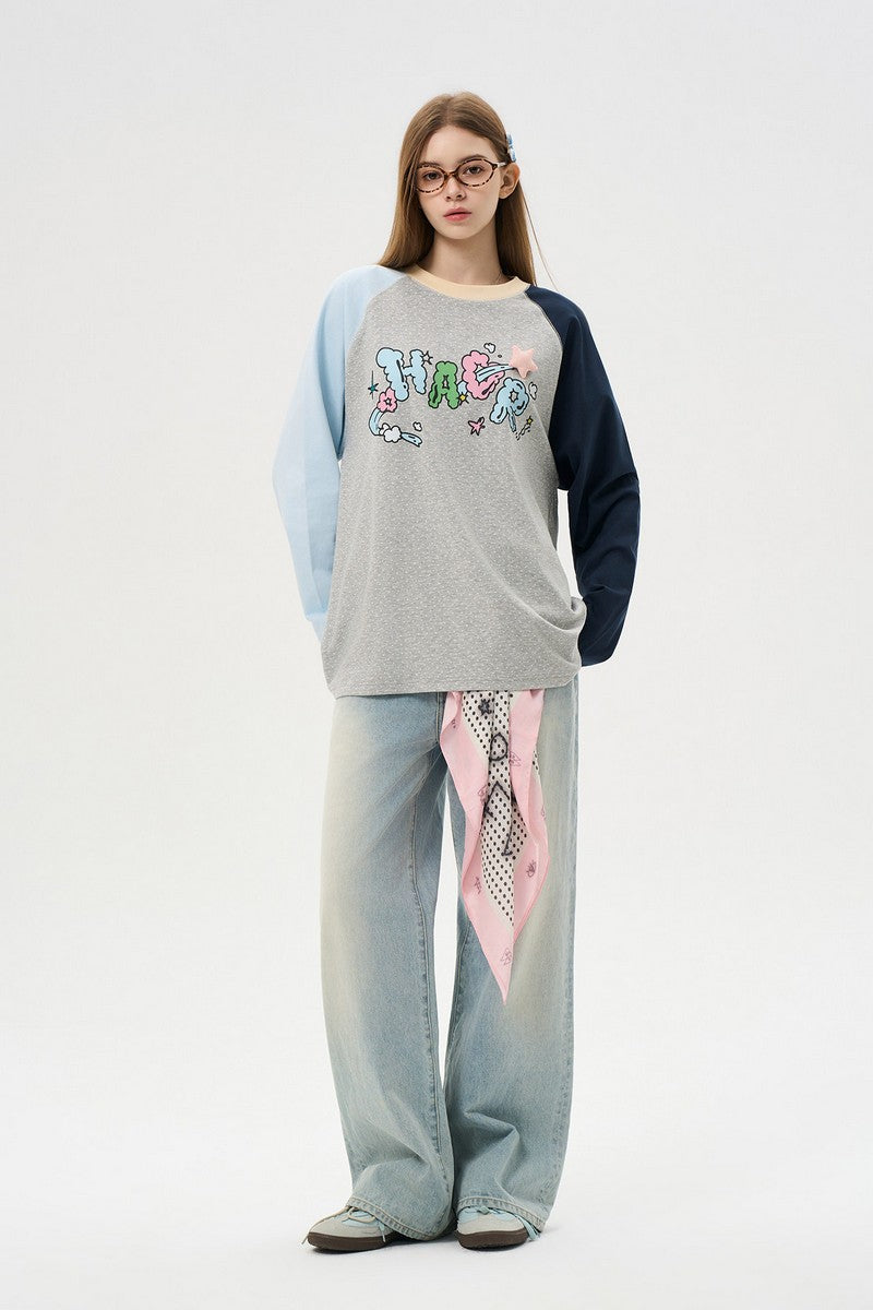 Polka Dot Baseball Dog Tee