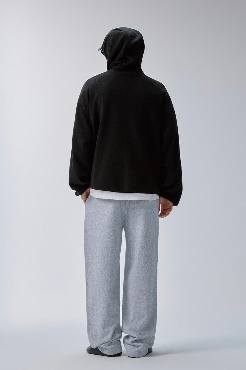 Vintage Fleece Half Zip Hoodie