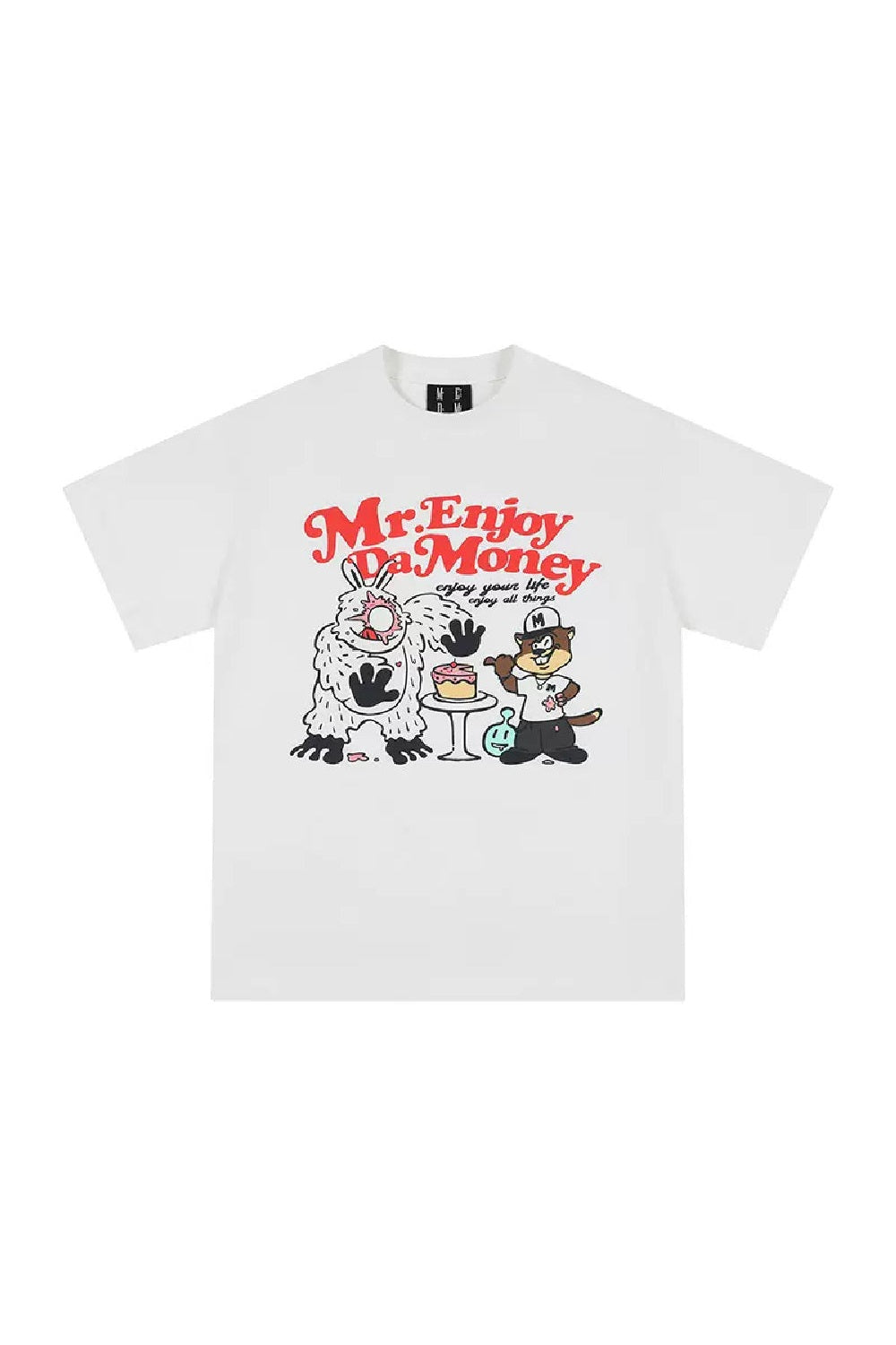 Cartoon Graffiti Print Tee