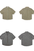 Reversible Linen Plaid Shirt