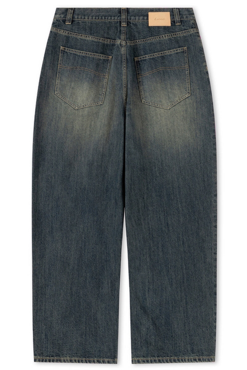 Washed 13oz Vintage Wide-Leg Jeans – Copping Zone