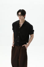 Vintage Knit Button Up Cardigan