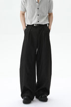 Deconstructed Wide Leg Trousers