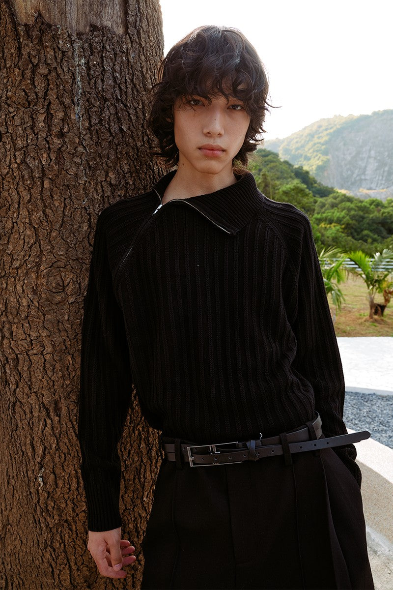 Double Buckle Leather Belt