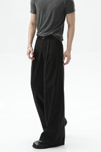 Detachable Belt Wide Leg Trousers