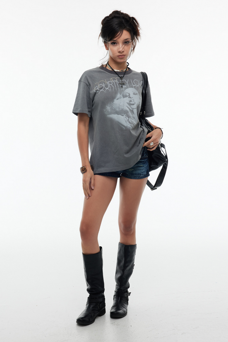 Rock Graphic Washed Tee
