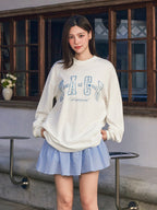 Yarn Logo Embroidered L/S Tee