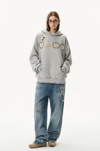Apple Patchwork Graphic Hoodie