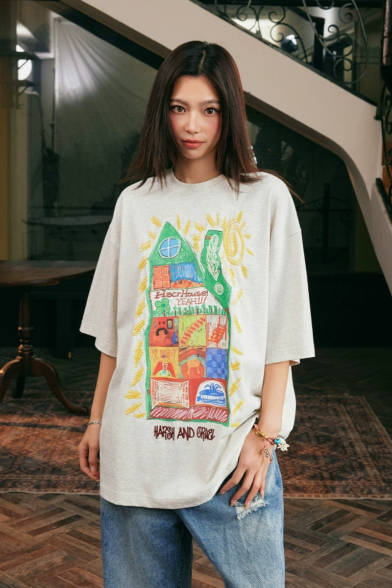 Crayon House Knit T-Shirt