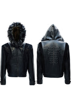 Croc Hooded Puffer Jacket