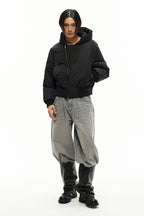 Wrinkled Leather Tube Boots