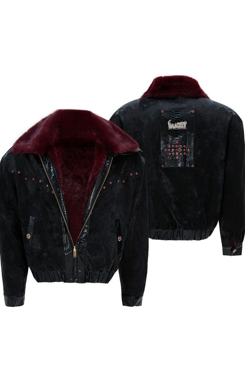 Reversible Mink Fur Puffer Jacket