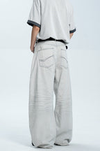 Washed Gray Blade Jeans