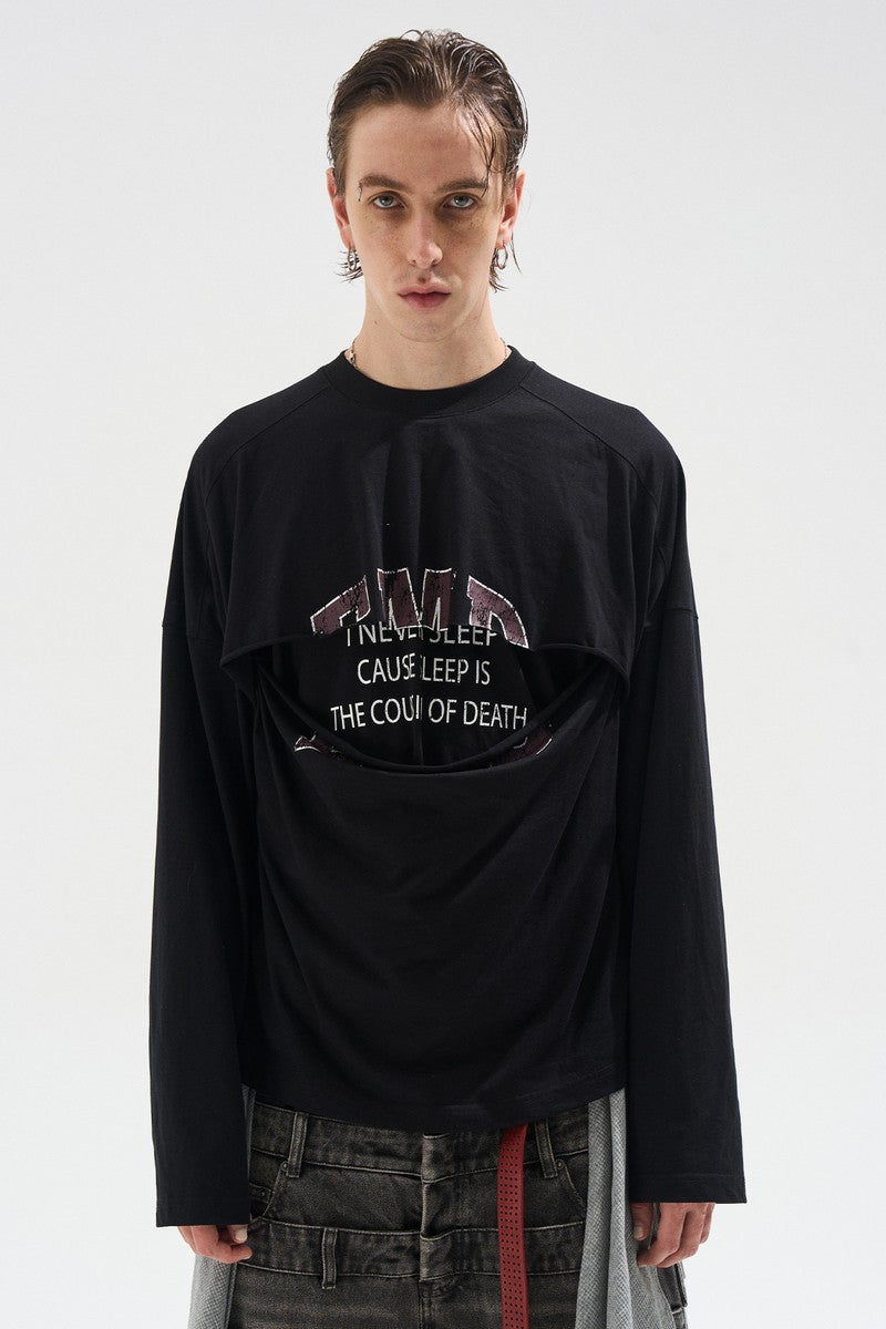 Double Layer Graphic Tee