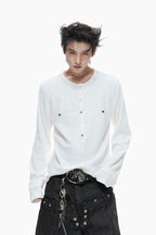 Layered Button Long Sleeve