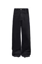 Straight Leg Black Jeans