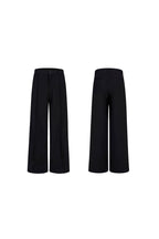 Pearl Detail PU Panel Trousers