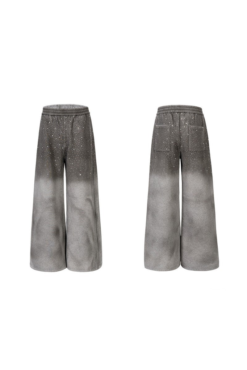 Rhinestone Galaxy Fleece Sweatpants