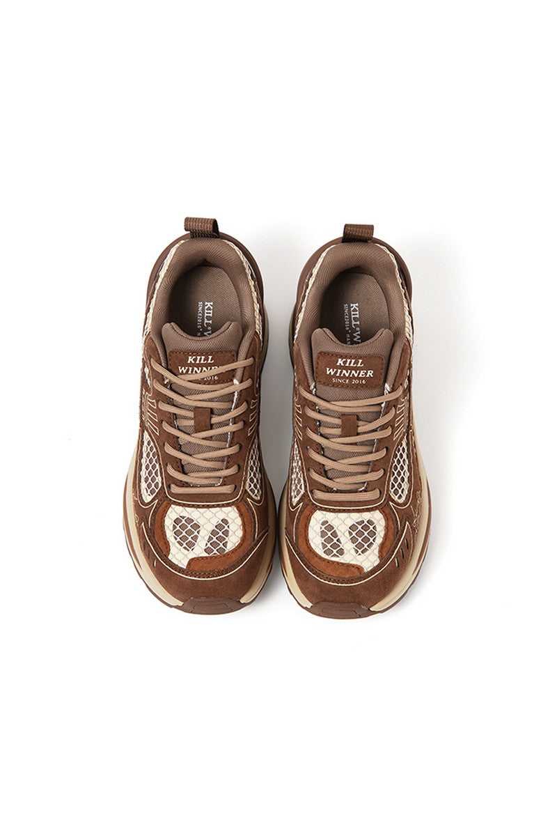 Brown Dad Sneakers